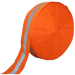Светлоотразителна текстилна лента с размери 5см*100 м, Оранжева /40015502/ Светлоотразителна текстилна лента с размери 5см*100 м, Оранжева /40015502/