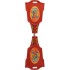 Скейтборд vigorboard (waveboard, rockboard), Алуминиев, Червен /20013903/