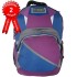 Градска раница с 2 г. гаранция ONEPOLAR с подарък ученически пособия, Лилава /PO158902/