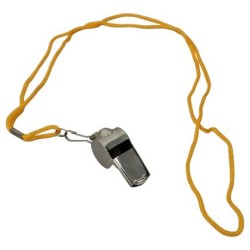 Свирка реферска (съдийска) MAXIMA, метална, с топче 200011