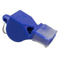 Свирка реферска FOX 40, с връзка и силиконов мундщук, син 20082703