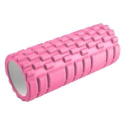 Фоумролер за пилатес и йога MAXIMA, с релефна повърхност за масажи, 33 х Ф13 см, розов, 30002003 Фоумролер за пилатес и йога MAXIMA, с релефна повърхност за масажи, 33 х Ф13 см, розов, 30002003