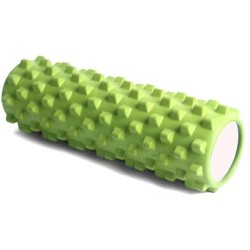 Фоумролер за пилатес и йога MAXIMA, 45 х Ф14 см, С грайфери за масажи, Зелен 30004601 Фоумролер за пилатес и йога MAXIMA, 45 х Ф14 см, С грайфери за масажи, Зелен 30004601