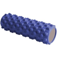 Фоумролер за пилатес и йога MAXIMA, 45 х Ф14 см, С грайфери за масажи, Син 30004605 Фоумролер за пилатес и йога MAXIMA, 45 х Ф14 см, С грайфери за масажи, Син 30004605