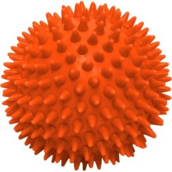 Топка масажна MAXIMA, 70 мм, Плътна с бодлички, Оранжева 31068003