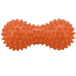 Топка масажна двойна MAXIMA, С форма на фъстък, 15х7 см, Оранжева 31068201N