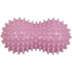 Топка масажна двойна MAXIMA, С форма на фъстък, 13х7 см, Плътна, Розова 31068203