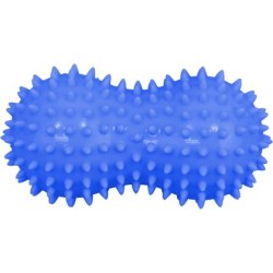 Топка масажна двойна MAXIMA, С форма на фъстък, 13х7 см, Плътна, Светлосиня 31068204