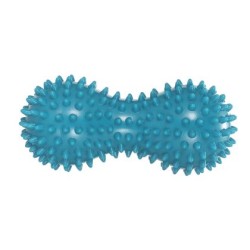 Топка масажна двойна MAXIMA, С форма на фъстък, 15х7 см, Синя 31068208N