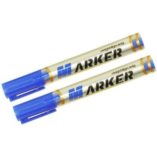 Маркер перманентен, С объл връх, Син /19000902/ Маркер перманентен, С объл връх, Син /19000902/