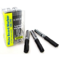 Маркер за бяла дъска със сменяем пълнител, черен /190071/