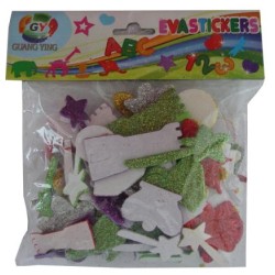 Стикери EVA металик, В плик /150472/ Стикери EVA металик, В плик /150472/