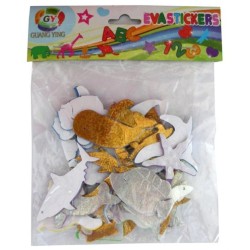 Стикери EVA брокат, В плик /150473/ Стикери EVA брокат, В плик /150473/