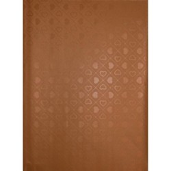 Опаковъчна хартия 52/76 см сърчица едноцветна, пакет 20 листа /170704/