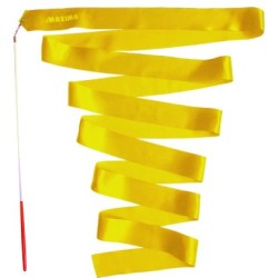 Лента за художествена гимнастика MAXIMA, 6 м*5 см, Жълта /20073903/ Лента за художествена гимнастика MAXIMA, 6 м*5 см, Жълта /20073903/