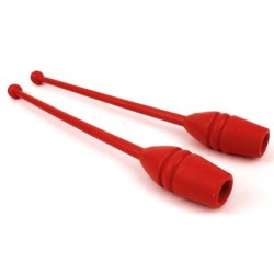 Бухалки за художествена гимнастика MAXIMA, 34.5 см, Червен, Чифт 20095106