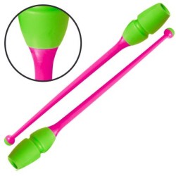 Бухалки за художествена гимнастика MAXIMA, 45.5 см, 180 г, Съединяващи се, Дизайн 5, 30095305N