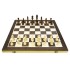 Шах, дама и табла 3 в 1 MAXIMA, Фурнир с интарзия, 29 см, Фигури 2.5 - 5.5 см. 270769 