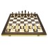 Шах, дама и табла 3 в 1 MAXIMA, Фурнир с интарзия, 49.5х49 см, Фигури 5 - 9 см. 270771