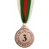 Медал MAXIMA, 5 см, За трето място, С трикольорна лента 00017003N