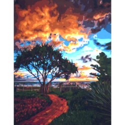 Комплект за рисуване по номера с платно 50х40 см, Модел 44 /27014644/ Комплект за рисуване по номера с платно 50х40 см, Модел 44 /27014644/