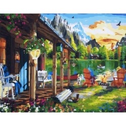 Комплект за рисуване по номера с платно 50х40 см, Модел 49 /27014649/ Комплект за рисуване по номера с платно 50х40 см, Модел 49 /27014649/