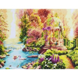 Комплект за рисуване по номера с платно 50х40 см, Модел 63 /27014663/ Комплект за рисуване по номера с платно 50х40 см, Модел 63 /27014663/