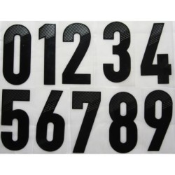 Номер за екипи, футбол, баскетбол, волейбол и други, H15 см, Черен /49999702/ Номер за екипи, футбол, баскетбол, волейбол и други, H15 см, Черен /49999702/