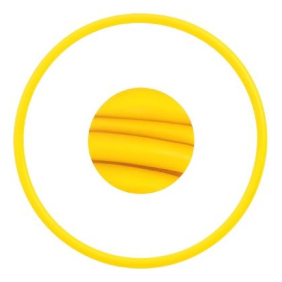 Обръч гимнастически MAXIMA, Ф75 см, Жълт /20092701/