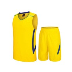 Екип за баскетбол MAXIMA, Жълт със син, Размер 24 /40023501/