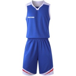 Екип за баскетбол MAXIMA, Син с бял и червен, Размер XL /40024106/