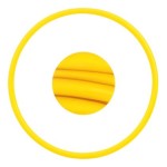 Обръч гимнастически MAXIMA, Ф60 см, Жълт /30093301/