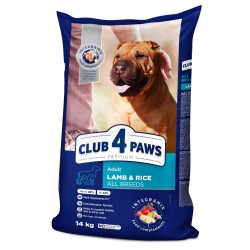 CLUB 4 PAWS DOG ALL BREED ADULT LAMB AND RICE