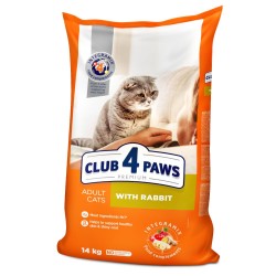 CLUB 4 PAWS CAT ADULT RABBIT Пълноценна, премиум храна за котки CLUB 4 PAWS CAT ADULT RABBIT Пълноценна, премиум храна за котки