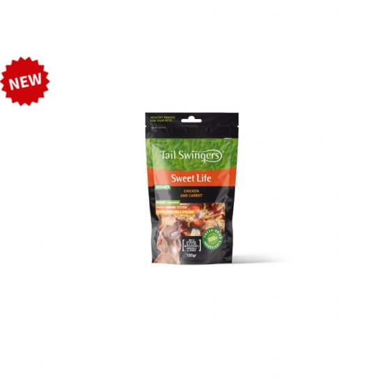 Лакомство за куче TAIL SWINGERS Carrot bites with Chicken Лакомство за куче TAIL SWINGERS Carrot bites with Chicken
