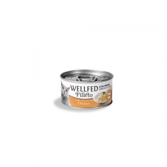Консерва за котка WELLFED Filleto Pure Chicken