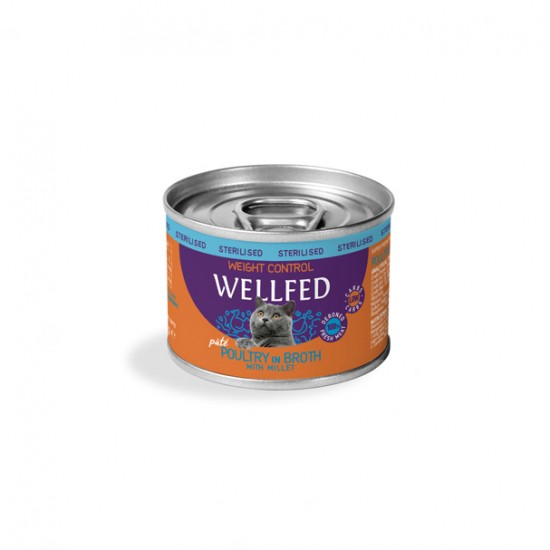 PET INT 14752 WEIGHT CONTROL STERILISED CAT POULTRY/MILL 0.200 – КОНСЕРВА ЗА КОТЕ PET INT 14752 WEIGHT CONTROL STERILISED CAT POULTRY/MILL 0.200 – КОНСЕРВА ЗА КОТЕ