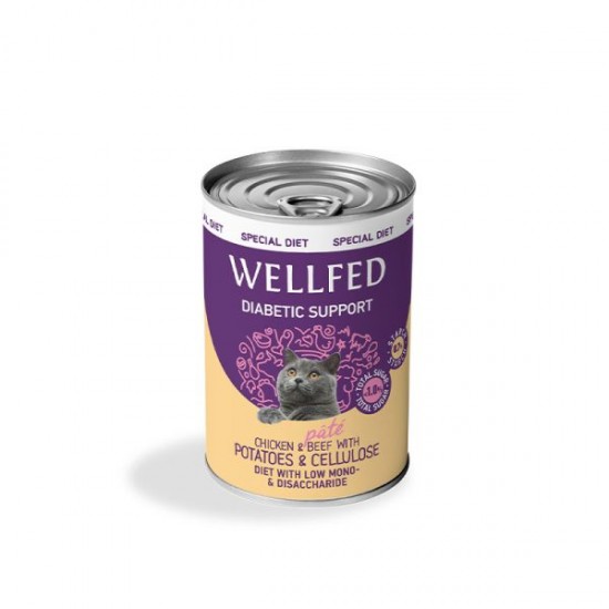 WELLFED DIABETIC DIET 400 GR. – КОНСЕРВА ЗА КОТКИ WELLFED DIABETIC DIET 400 GR. – КОНСЕРВА ЗА КОТКИ
