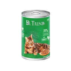 DR. TREND Консерва за котки с пуешко месо 400 гр.