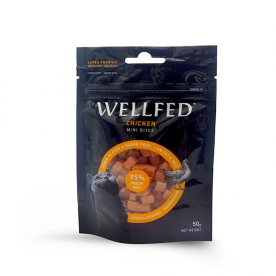 Лакомство за котка Wellfed Mini Chicken Bites Лакомство за котка Wellfed Mini Chicken Bites