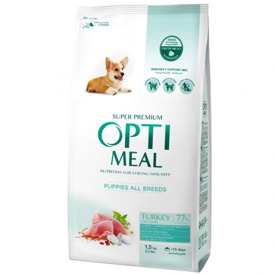 OPTIMEAL DOG PUPPY WITH TURKEY OPTIMEAL DOG PUPPY WITH TURKEY