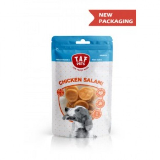 TAF PETS FRESH DOG TREATS CHICKEN SALAMI – ЛАКОМСТВО ЗА КУЧЕТА TAF PETS FRESH DOG TREATS CHICKEN SALAMI – ЛАКОМСТВО ЗА КУЧЕТА