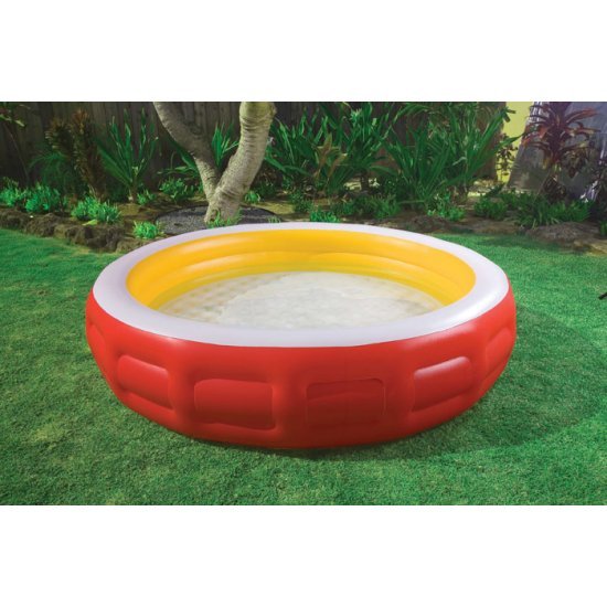 Надуваем басейн Intex Deluxe 229 х 56 см Надуваем басейн Intex Deluxe 229 х 56 см