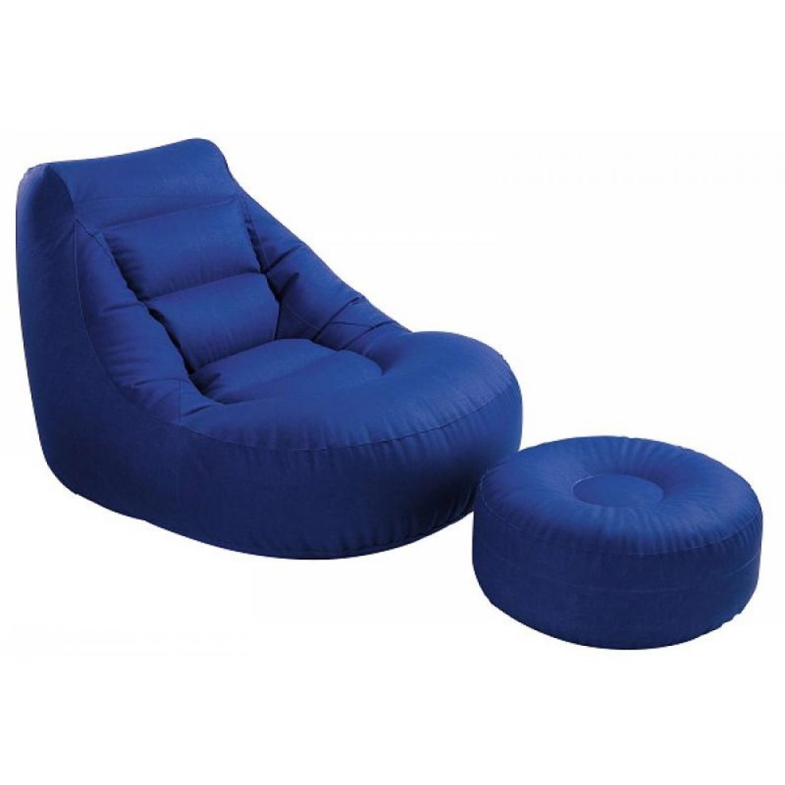 надувное кресло с пуфиком ultra lounge