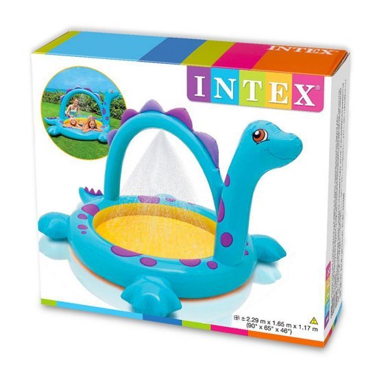 Надуваем басейн Intex с пръскалка Динозавър 229 x 165 x 117 см Надуваем басейн Intex с пръскалка Динозавър 229 x 165 x 117 см