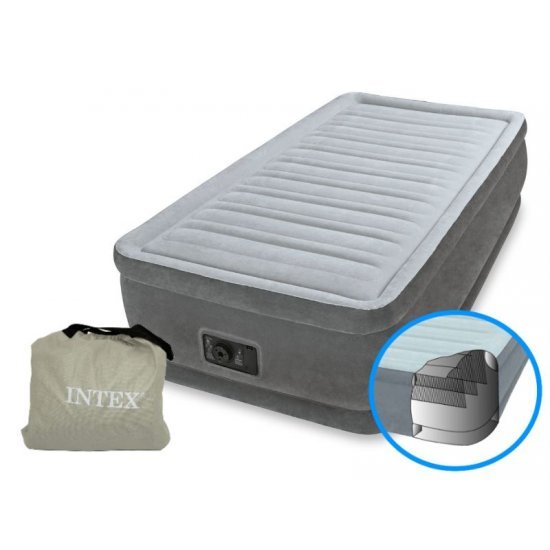 Надуваем матрак с вградена помпа INTEX Queen Comfort-Plush Elevated Надуваем матрак с вградена помпа INTEX Queen Comfort-Plush Elevated