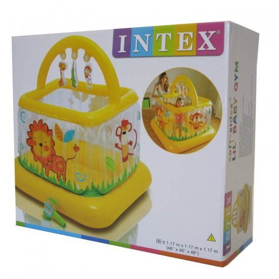 Надуваема бебешка кошарка Intex Приятели от гората Надуваема бебешка кошарка Intex Приятели от гората