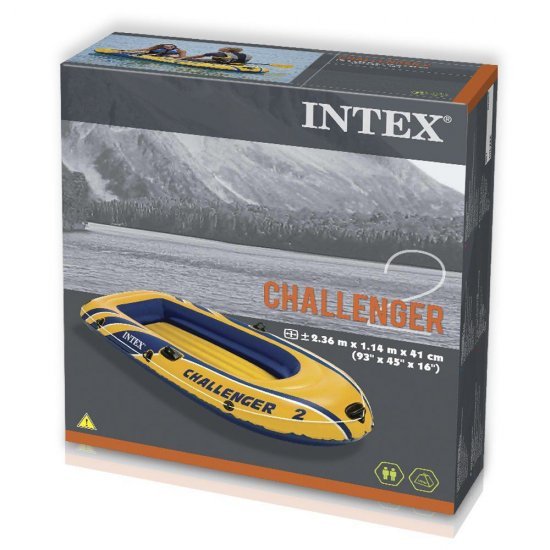 Надуваема лодка Intex Challenger 2 - 236 x 114 x 41 см Надуваема лодка Intex Challenger 2 - 236 x 114 x 41 см