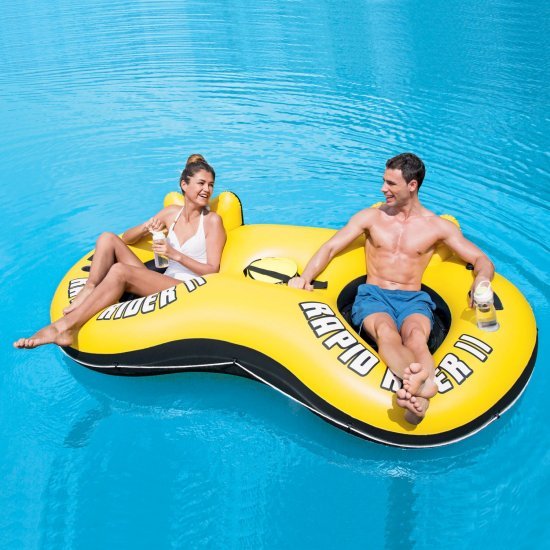 Надуваем шезлонг за двама Rapid Rider 251x132cм 43113 Bestway Надуваем шезлонг за двама Rapid Rider 251x132cм 43113 Bestway