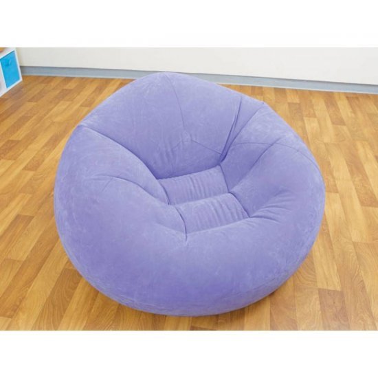Надуваем ергономичен фотьойл INTEX Beanless Bag, асортимент Надуваем ергономичен фотьойл INTEX Beanless Bag, асортимент
